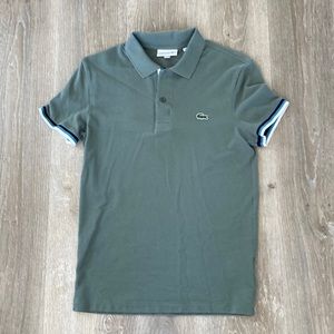 Lacoste Polo green size small